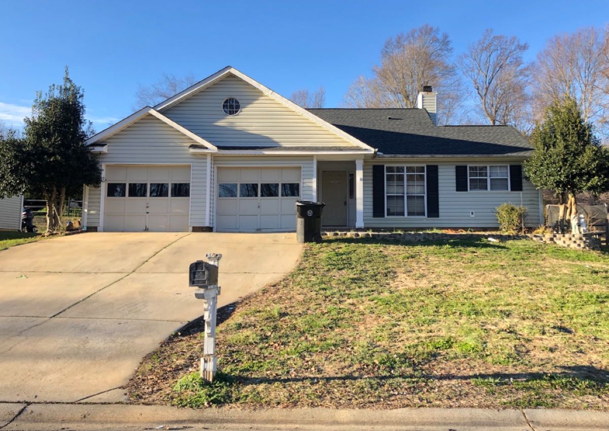 House purchased as-is on Rebecca Jane Dr in Mooresville, NC