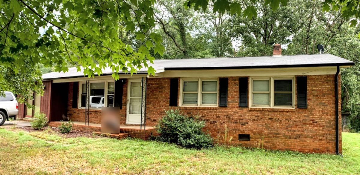 House purchased as-is on Oak Grove Rd in Statesville, NC
