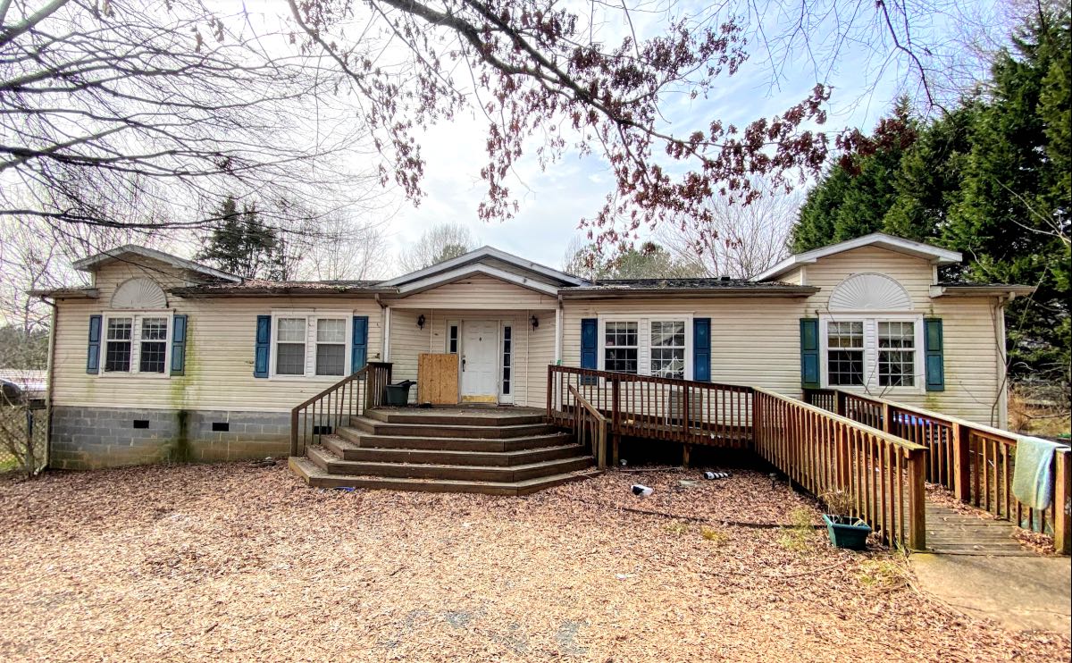 House purchased as-is on Fern Hill Rd in Troutman, NC